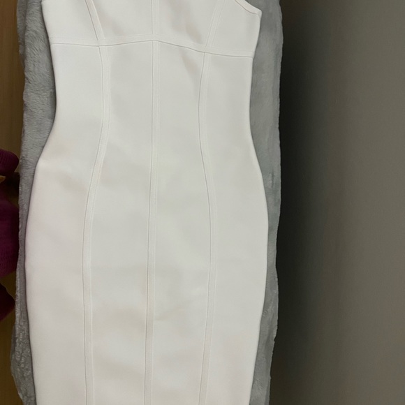 White Bandage Midi Dress - Size Small, Elegant & Flattering - Picture 11 of 12